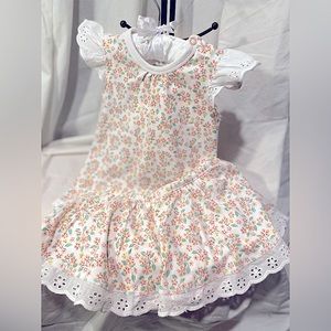 Sapling. 12-18 month. Two piece organic onesie and skirt. LIKE NEW COMDITION